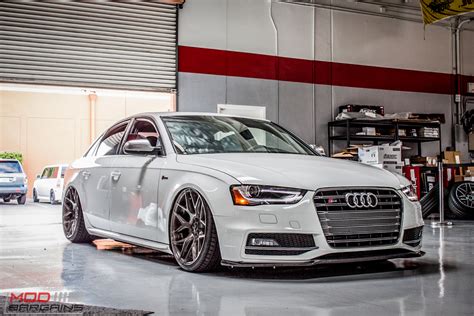 awe equipped and airrex bagged b8 audi s4 gets deval aero