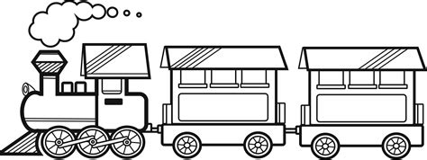 toy train coloring page