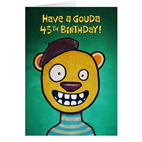 Funny 45th Birthday Cards Photo Card Templates Invitations And More