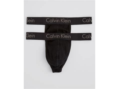 Calvin Klein Cotton Body Thong Pack Of In Black White For Men Lyst