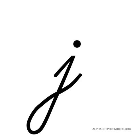 Some schools teach fully cursive handwriting right from the start. J In Cursive | amulette