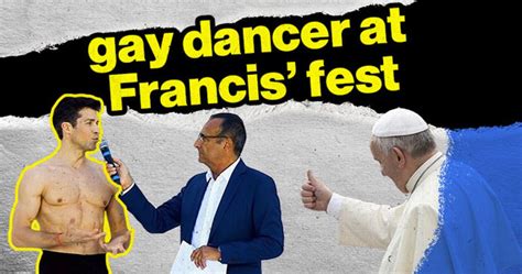 WATCH Popes Fraternity Fest Flaunts Semi Nude Gay Dancer