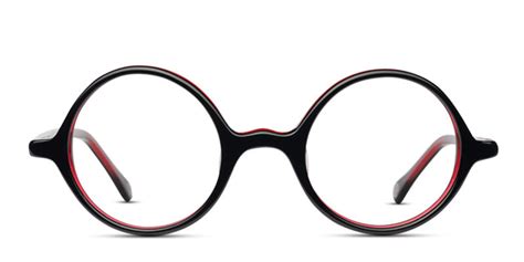 muse m6041 black w red prescription eyeglasses