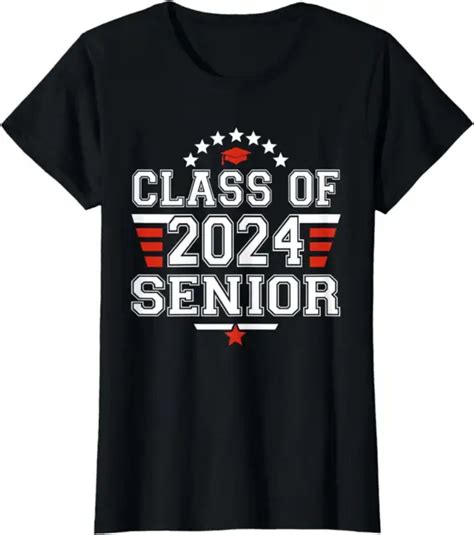 Class Of 2024 Senior 2024 Graduation Back To School Student T Shirt 16