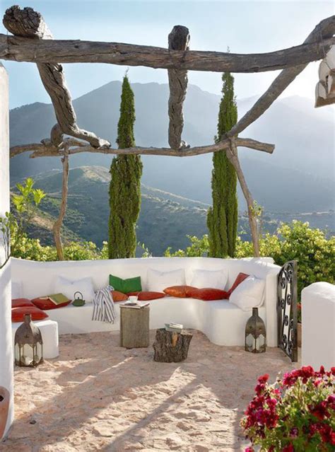 Outdoor Mediterranean Living Spaces