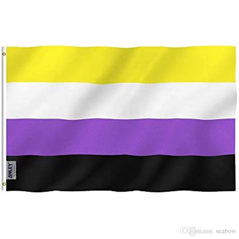 2020 non binary flags pan sexual flag 3x5 ft banner 90x150cm festival party t 100d polyester