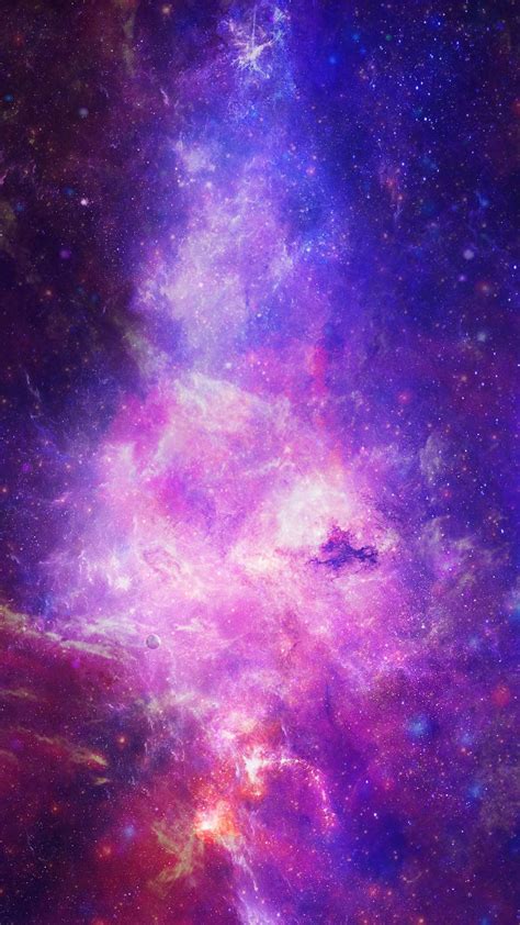 Download Wallpaper 1350x2400 Space Nebula Galaxy Stars