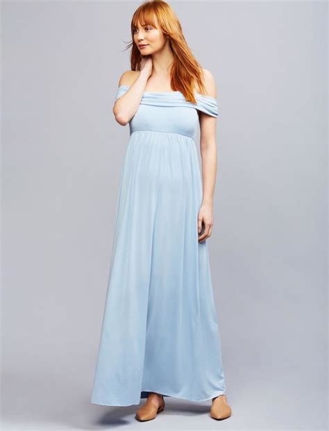 A Pea In The Pod Rachel Pally Off The Shoulder Maternity Dress