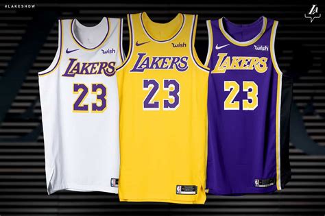 Les Maillots Des Los Angeles Lakers Version Lebron James Officiel