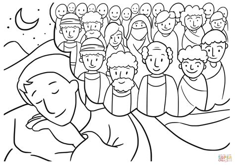 Break the code to discover their message for jacob. Jacob's Dream coloring page | Free Printable Coloring Pages