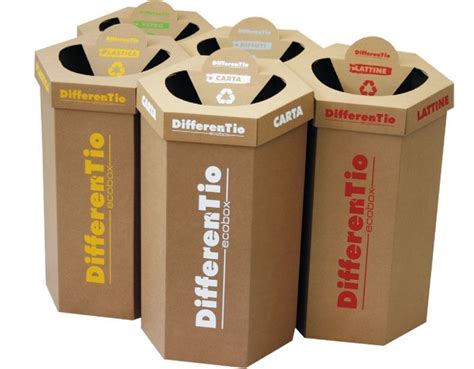 Waste Recycling Cardboard Container Eredi Caimi Ideas En