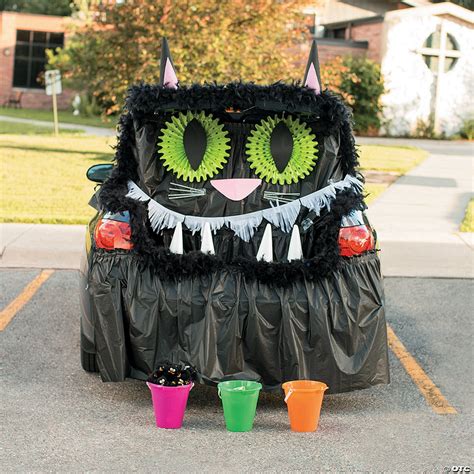 Black Cat Trunk Or Treat Decorating Kit