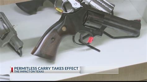 The Texas Permitless Carry Law Goes Into Effect Wednesday Heres What
