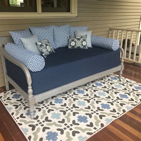 This outdoor daybed mattress cushion is super thick and super comfy, sure to delight all those who sit, lay and relax on it! Outdoor Mattress CoverPorch Swing CoverDaybed | Etsy ...