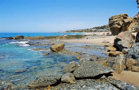 View Of Aliso Beach Laguna Beach California Stock Image Image Of