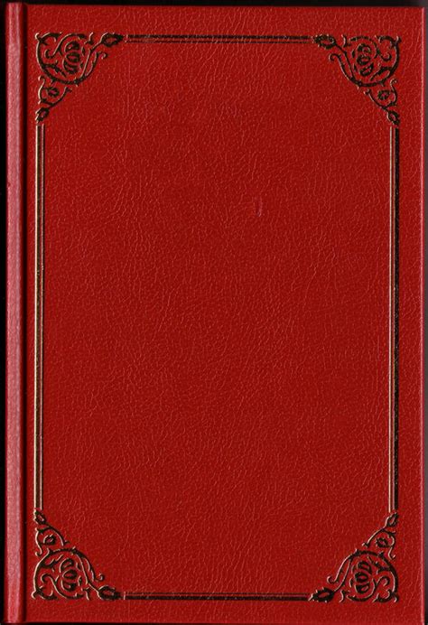 Classic Red Book Cover By Semireal Stock On Deviantart