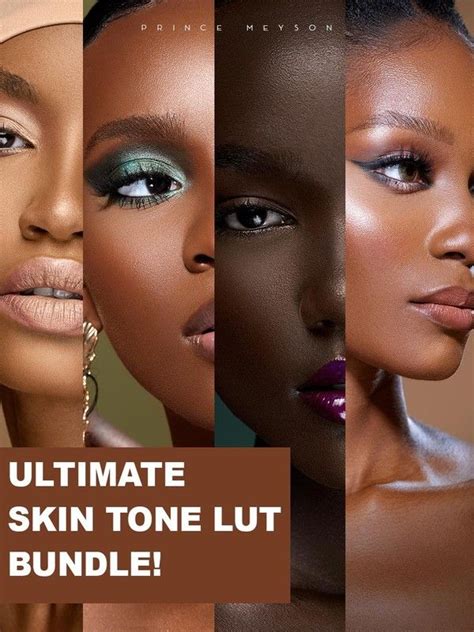 Ultimate Skin Tone Lut Bundle Princemeyson Skin Tones Skin Dark