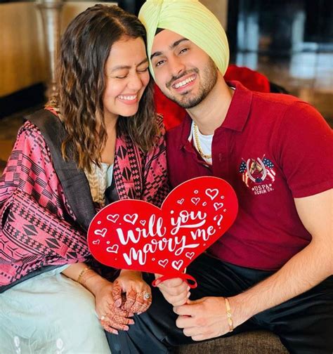 Neha Kakkar Shares Pictures Of Rohanpreets Marriage Proposal Says Life Is More Beautiful With