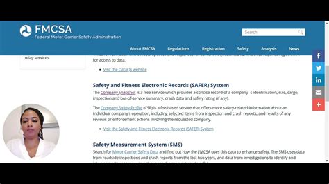 Safer Fmcsa Portalpodcast All