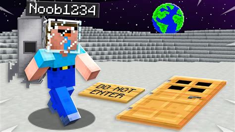 I Found Noob1234s Secret Minecraft Moon Base Briannaplayz Youtube