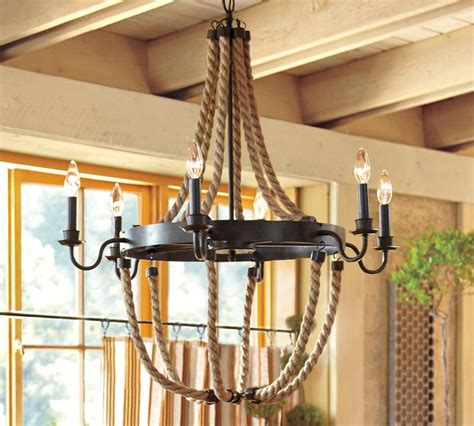 Refresh your dining room with new napkins, chargers and dinnerware — we're ready. Nautical Rope Lighting Fixtures | Driven by Decor