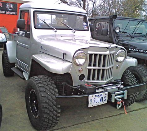 Brilliant Custom 50s Willys Jeep Pickup Atx Car Pictures Real Pics