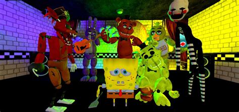 Spongebob At Freddys By Nestiebot On Deviantart