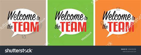 Welcome Team Banner Stock Vector Royalty Free 1406498306 Shutterstock