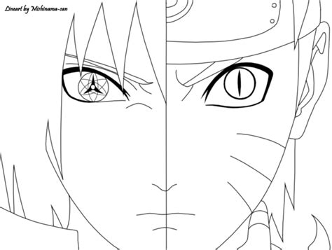 30 Contoh Gambar Sketsa Naruto Dan Sasuke Terbaik Postsid