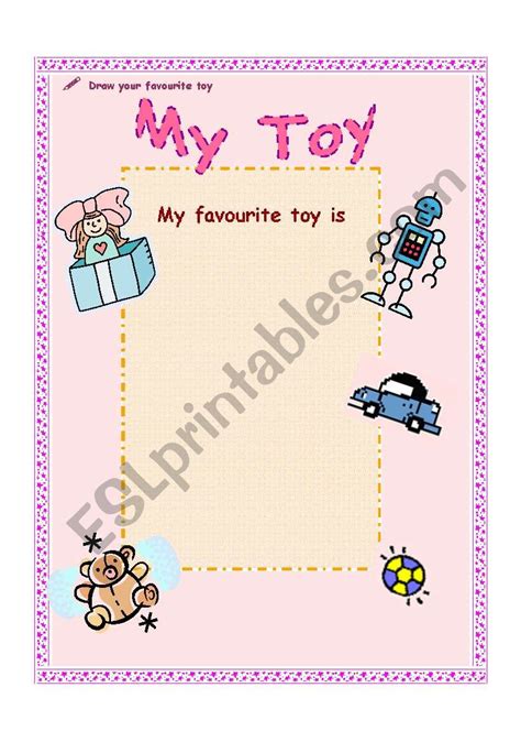my favourite toy esl worksheet by isita