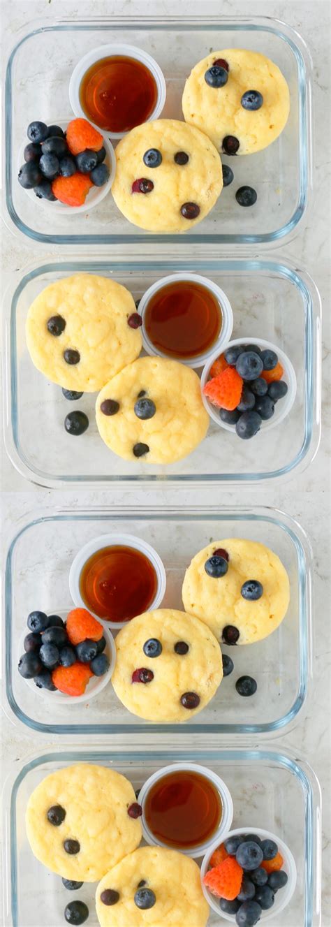 Blueberrypancakes Mealprep Pancakemuffin Blueberry Pancake Muffin