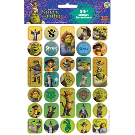 Shrek 3 Foldover Sticker Sandylion