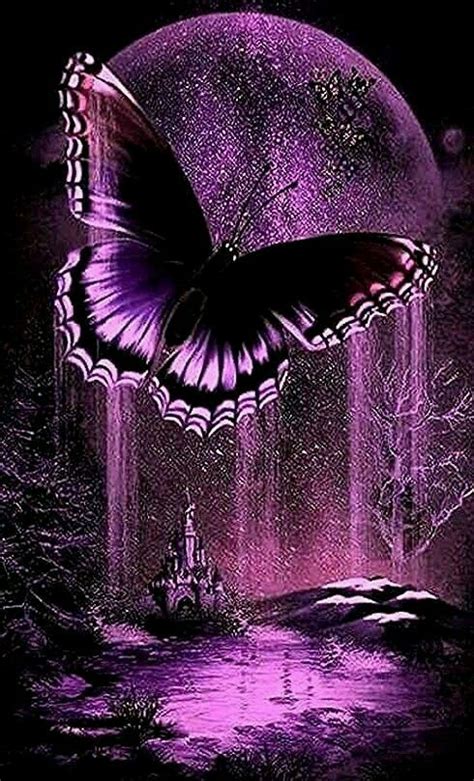 Pin By Jesus Garciarocha On Moon Purple Wallpaper Butterfly