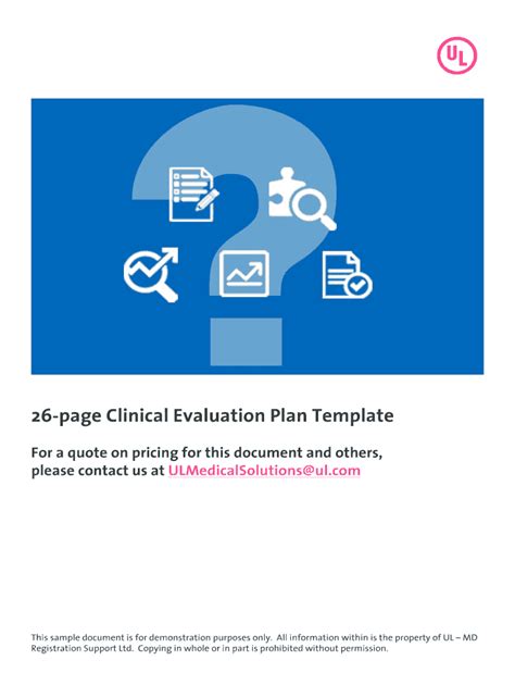 Clinical Evaluation Plan Template 2020 2022 Fill And Sign Printable