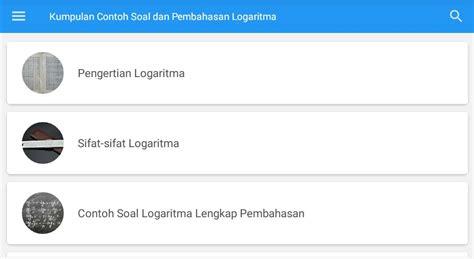 Masih ingat kan materi tentang bilangan berpangkat (eksponen)? 13+ Contoh Soal Logaritma Dan Pembahasan Nya - Kumpulan ...