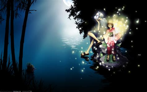 Hotarubi No Mori E Wallpaper Into The Forest Of Fireflies Light