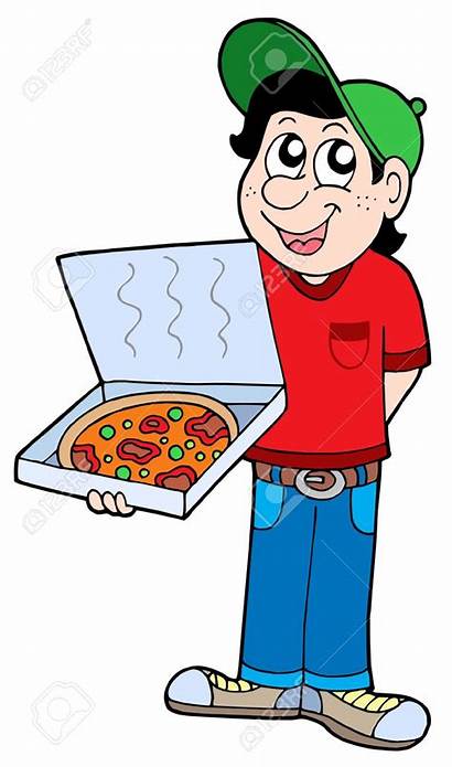 Pizza Clipart Delivery Boy Service Clipground Guy