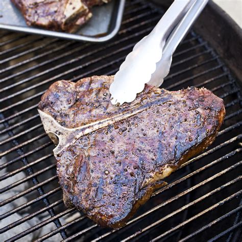 Very tender with a wonderful flavor. Charcoal-Grilled Porterhouse or T-Bone Steaks | Cook's ...