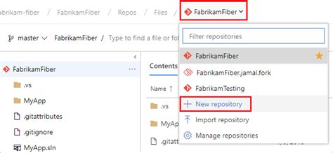 Create A New Git Repo In Your Project Azure Repos Microsoft Docs