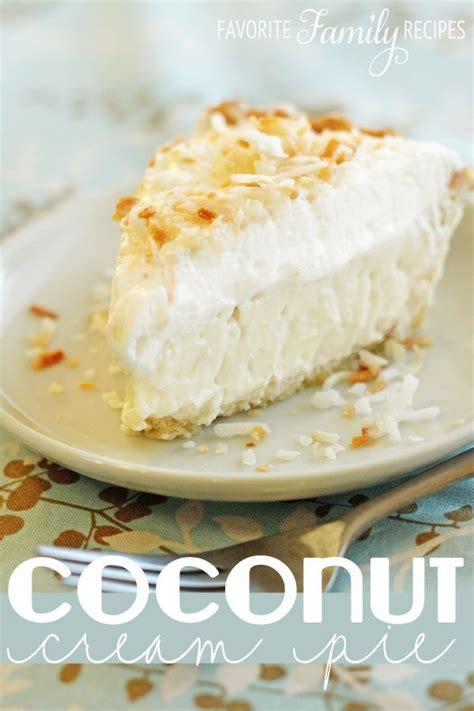 This perfect coconut cream pie is made completely from scratch. pioneer woman coconut cream pie