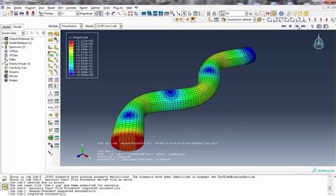 Abaqus Find Frequency And Solve Dynamic Implicit Youtube