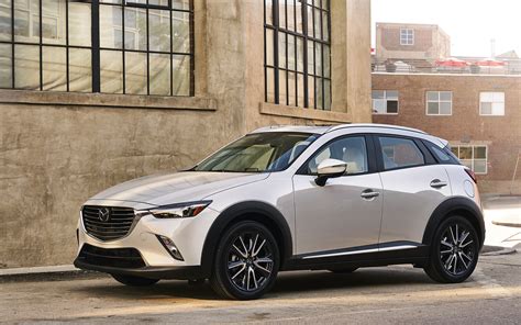 Download Wallpapers Mazda Cx 3 2018 Cars Crossovers White Cx 3