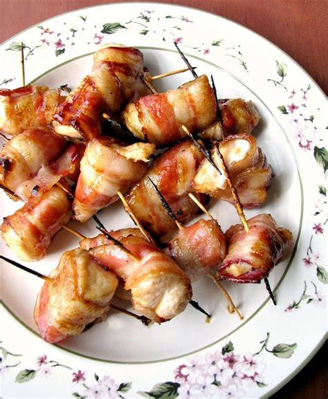Brown Sugar Bacon Wrapped Chicken Bites Rants From My Crazy Kitchen