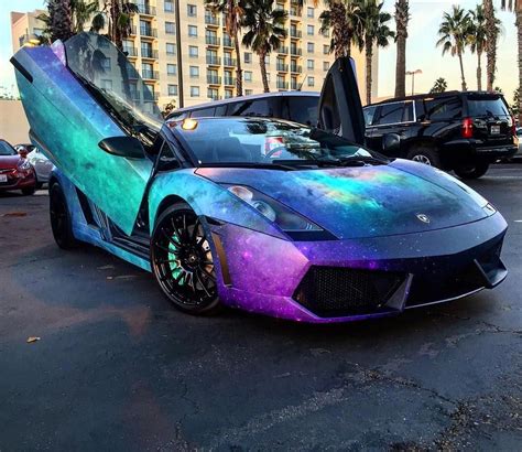 Galaxy Wrapped Lamborghini Anyone Taylorcaniff More Supercars Here