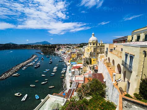 Italy Campania Gulf Of Naples Phlegraean Islands Procida Island