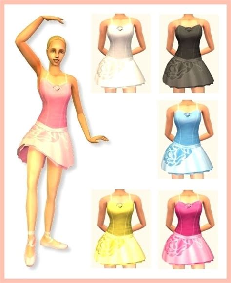 Modthesims Athletic Wear For Ballerinas 6 Recolors Of Maxis Mesh