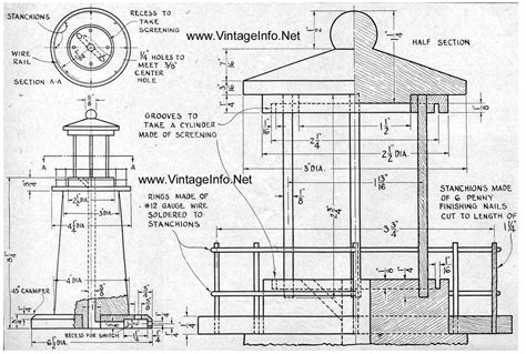 Downloadable woodworking plans for a 4ft. Free Lighthouse Woodworking Plans - Easy DIY Woodworking ...