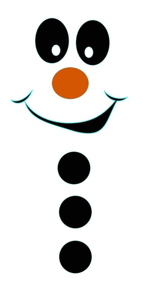 Printable Snowman Face Customize And Print