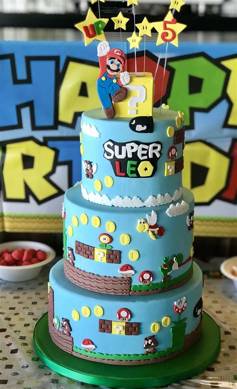Gateau Mario Bross Super Mario Cake Mario Bros Cake Mario Cake