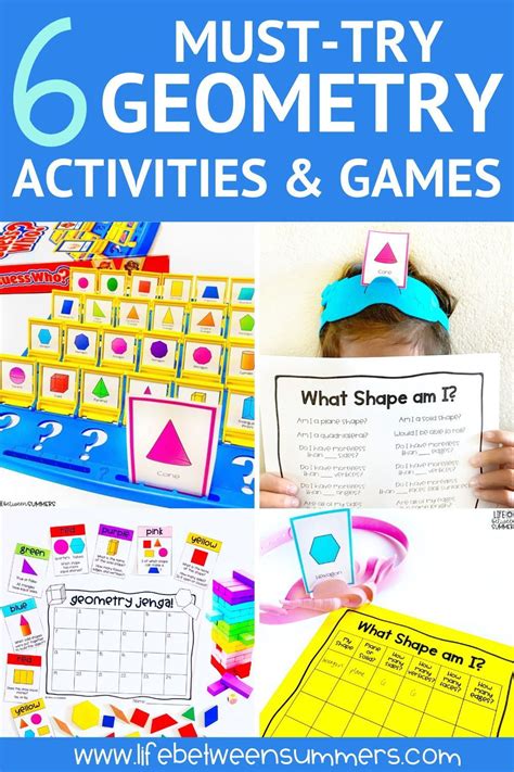 Fun And Engaging Geometry Activities For K 3 Geometry Activities